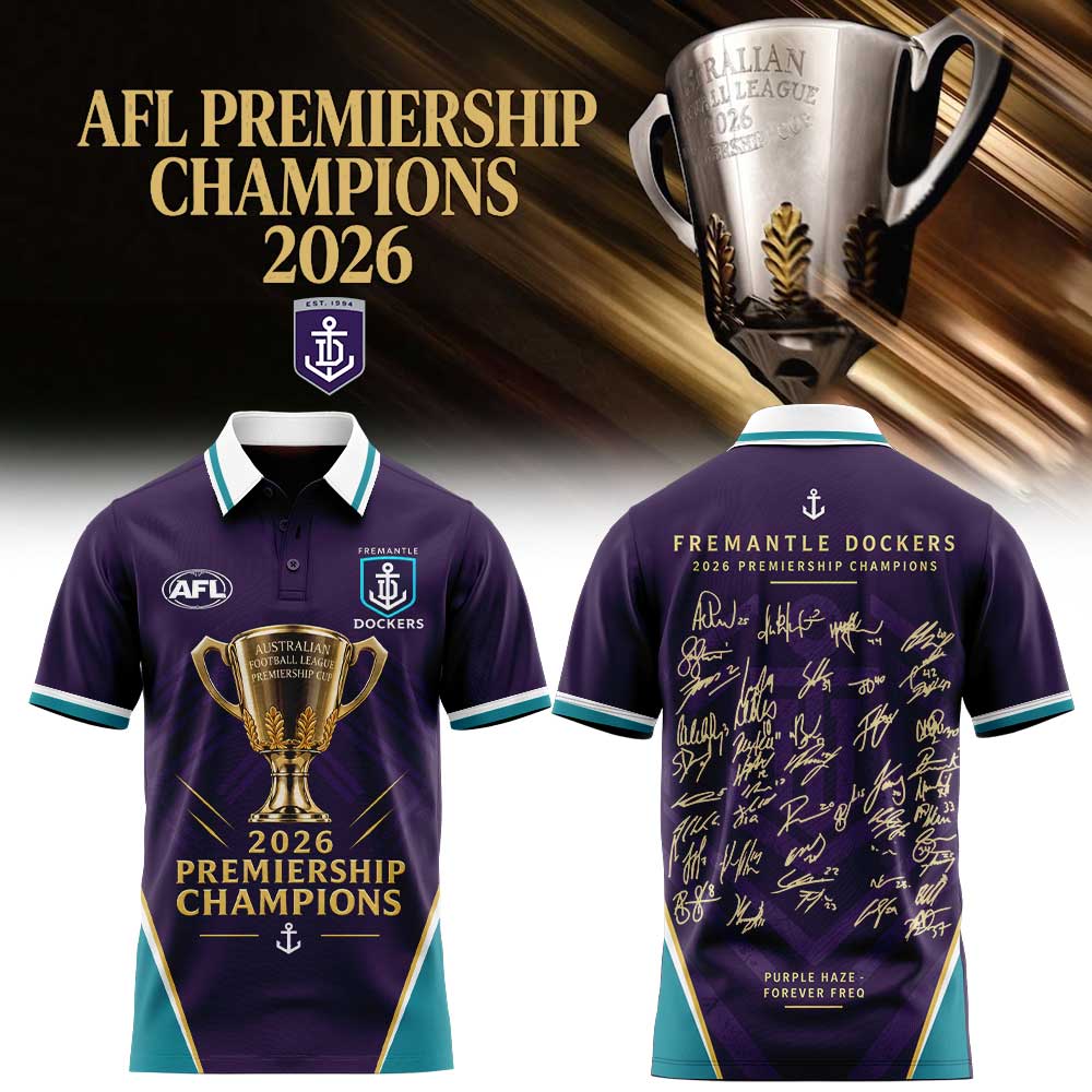 Fremantle Dockers AFL 2026 Premiership Champions Polo