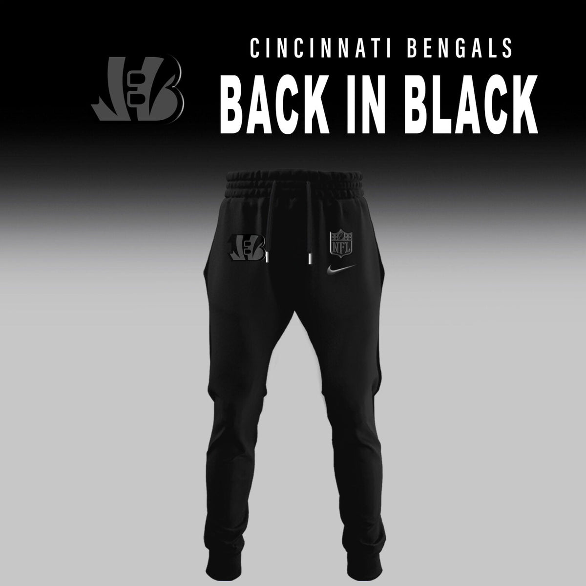 Cincinnati Bengals 2025 Back In Black Limited Combo Hoodie