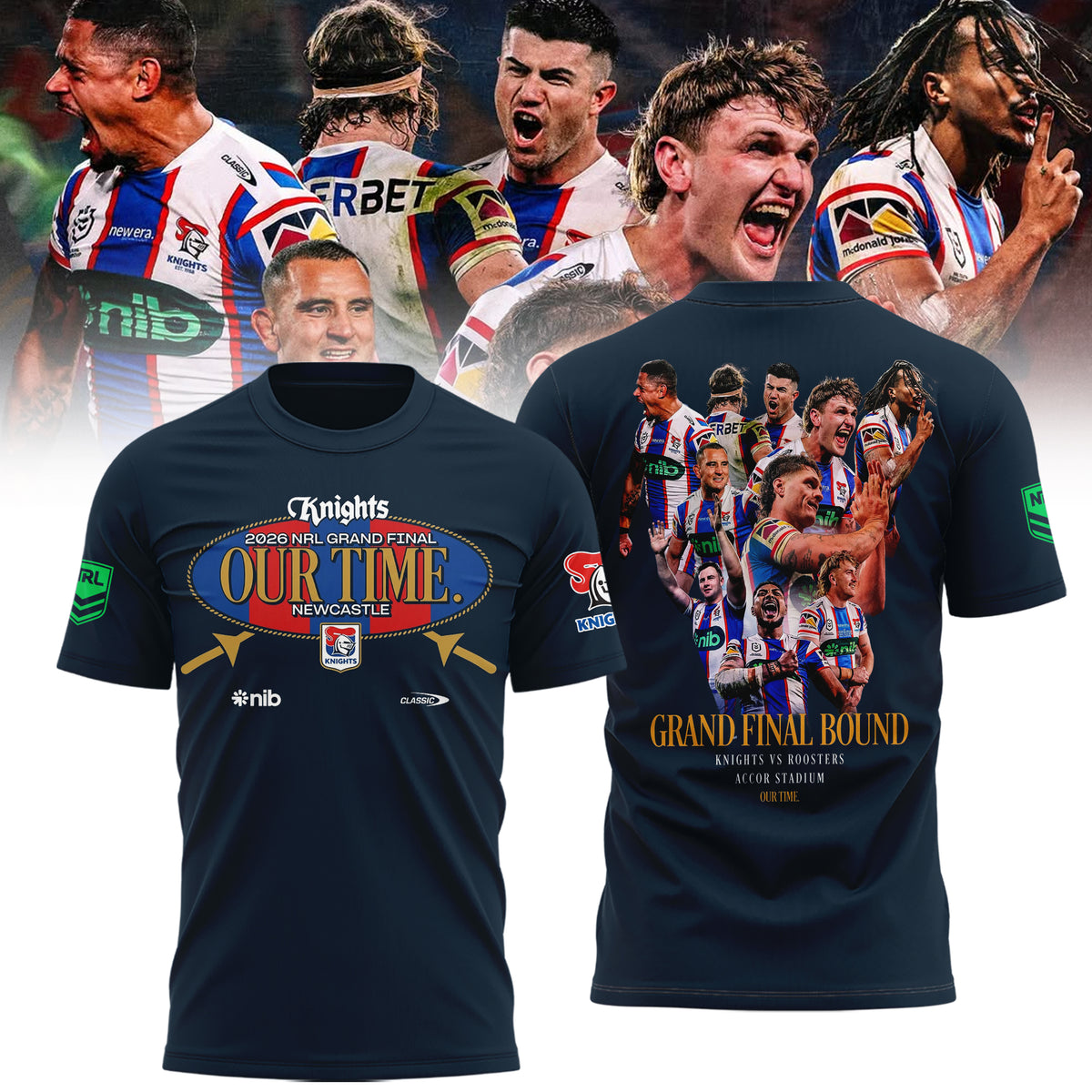 Newcastle Knights 2026 NRL Finals Limited TShirt