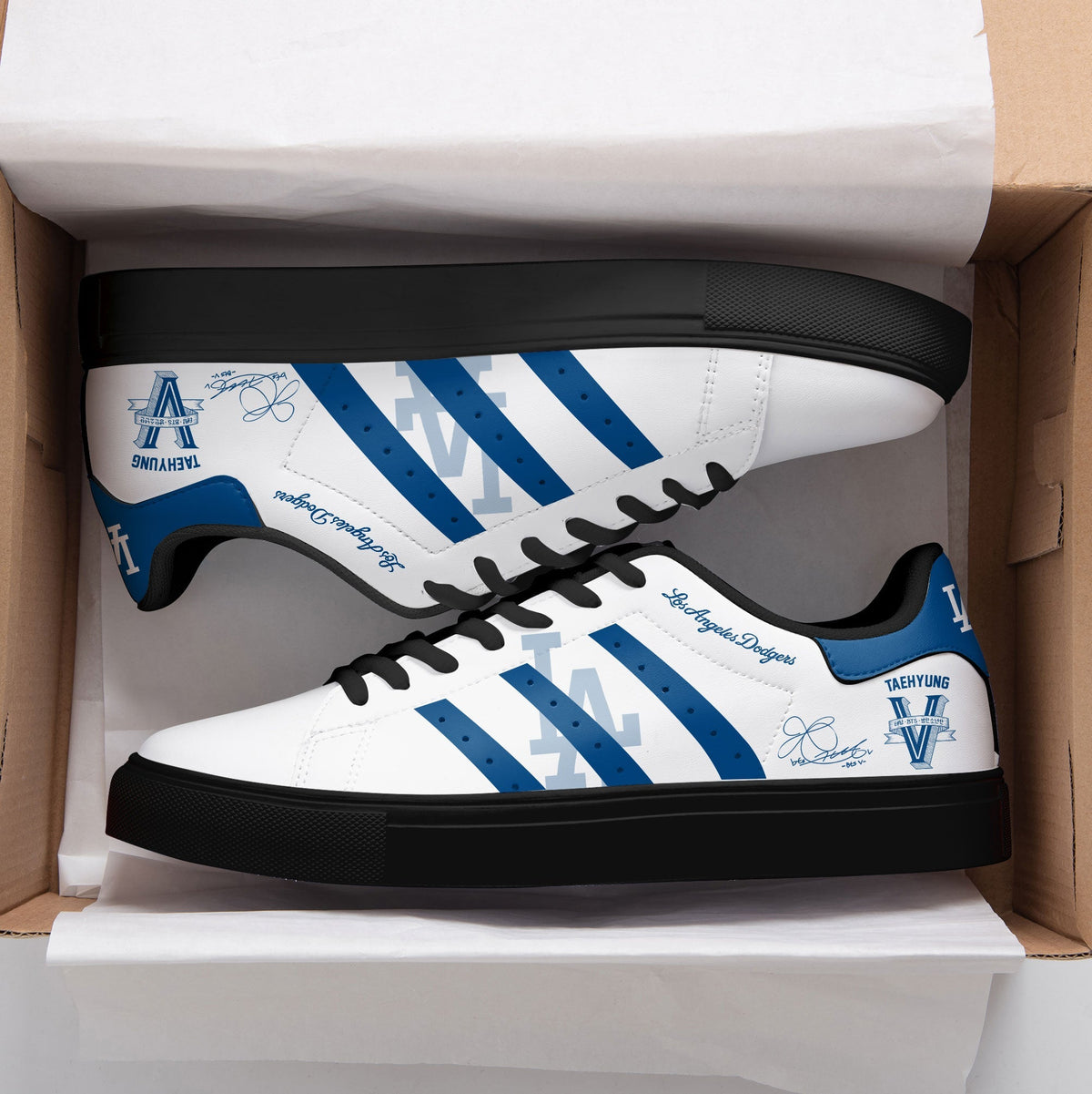 Los Angeles Dodgers x V BTS Limited Edition Stan Smith Shoes