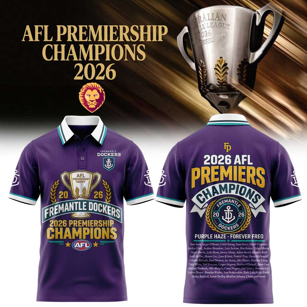 Fremantle Dockers AFL 2026 Premiership Champions Polo