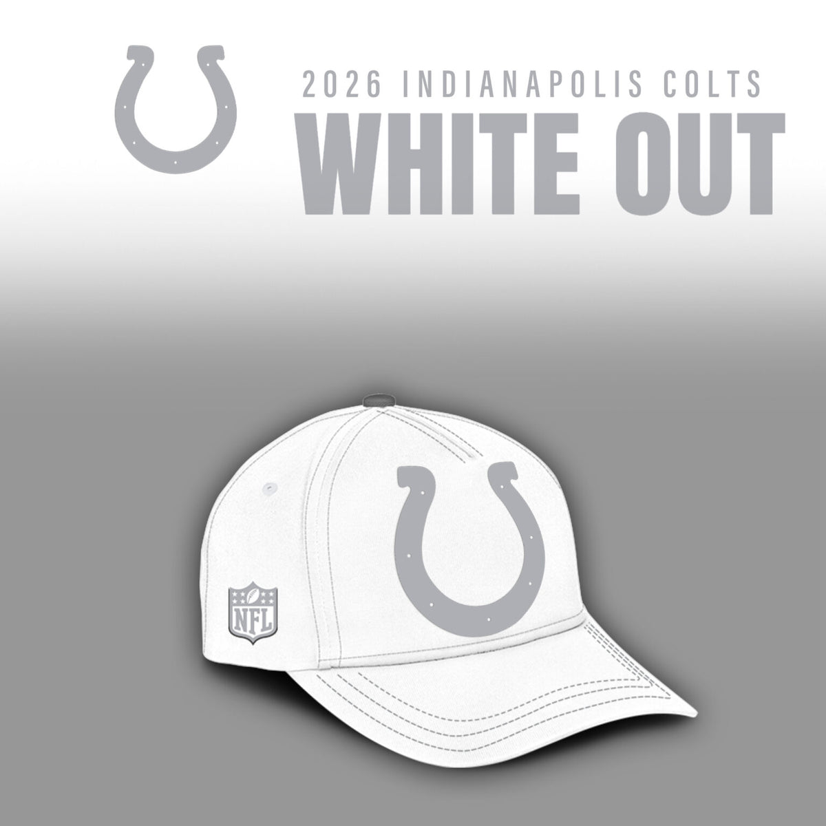 Indianapolis Colts 2026 White Out Limited Edition Hoodie
