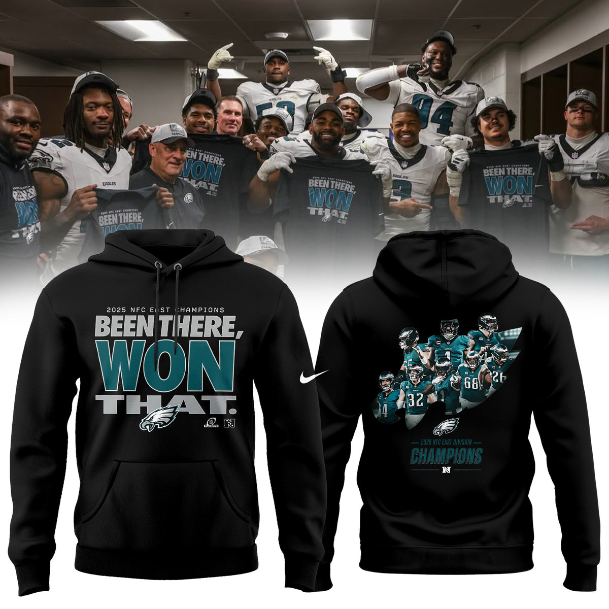 Philadelphia Eagles – NFC East Champions 2025 Collection