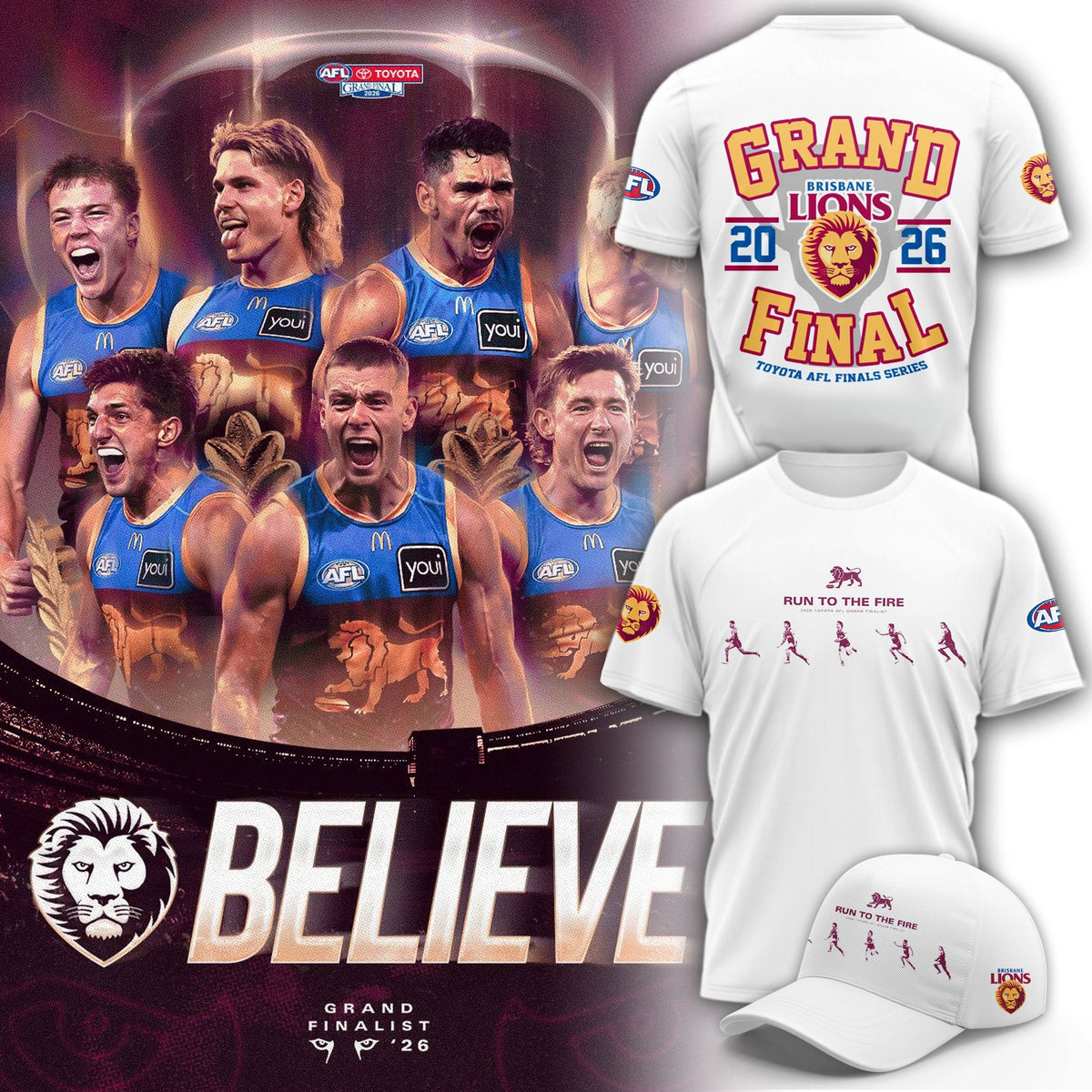 Brisbane Lions 2026 AFL Grand Finalist Limited Shirt
