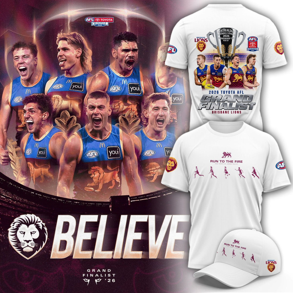Brisbane Lions 2026 AFL Grand Finalist Limited Shirt