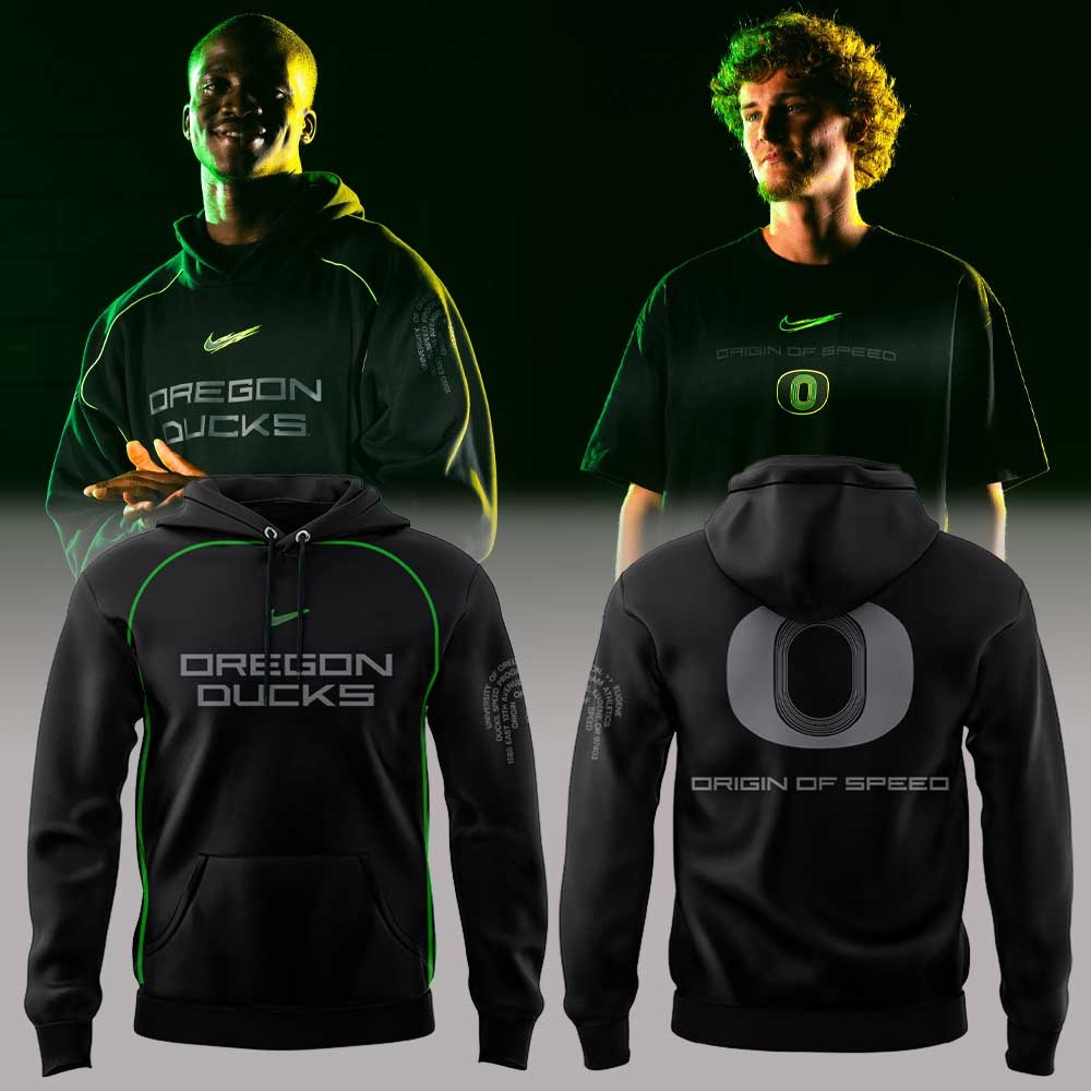 Kinetic by design. Oregon Ducks Origin of Speed collection Hoodie