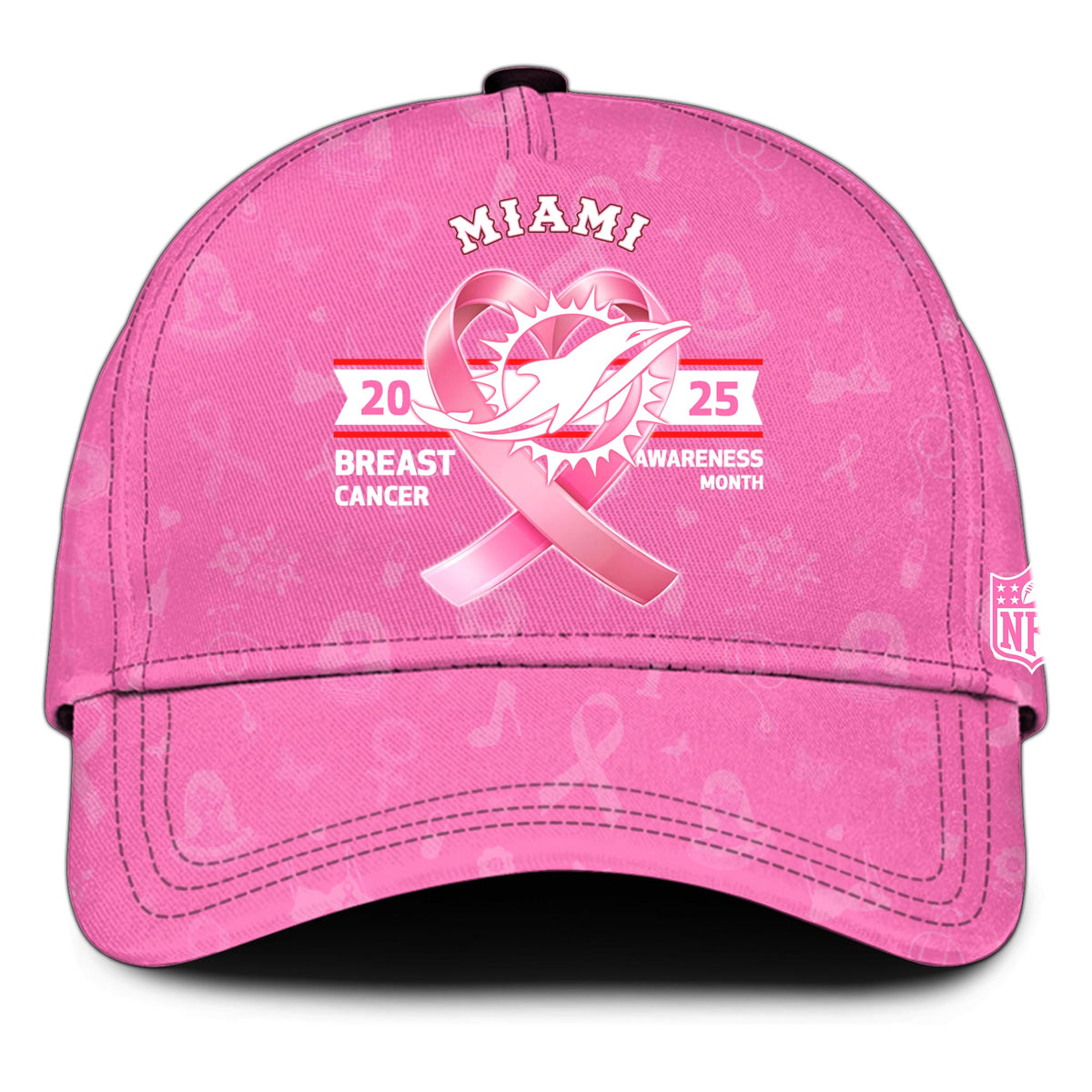 Los Angeles Dolphins Special Breast Cancer Awareness Month Limited Edition Hoodie 2025