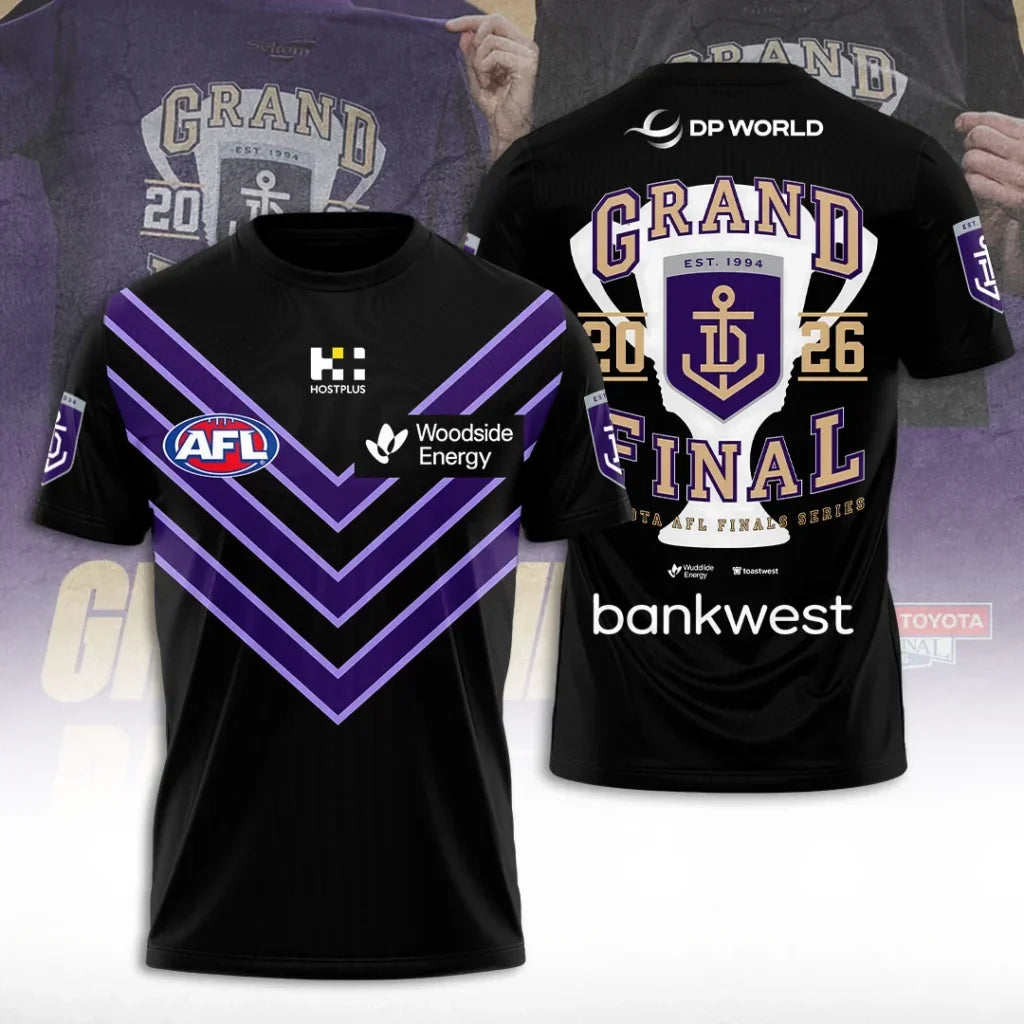 Limited Edition Fremantle Dockers 2026 AFL Grand Final T-shirt