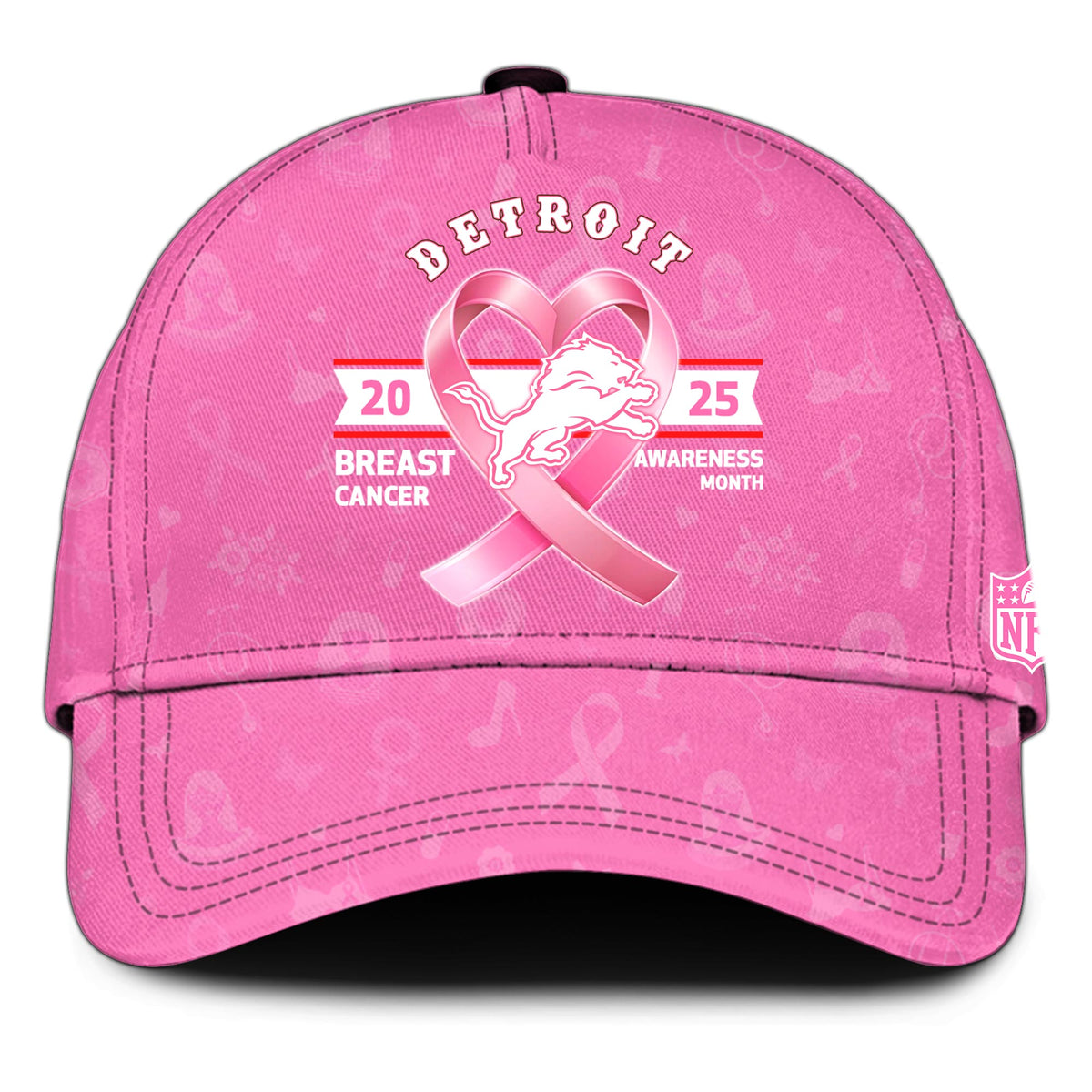 Detroit Lions Special Breast Cancer Awareness Month Limited Edition Hoodie