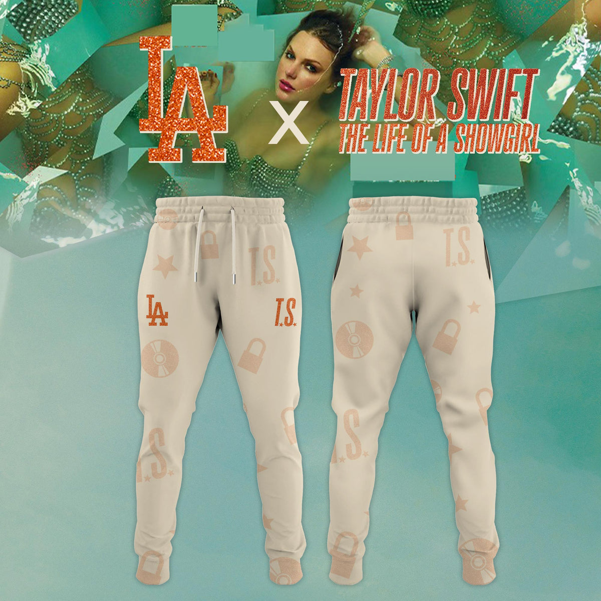 Los Angeles Dodgers x Taylor Swift The Life of a Showgirl� 2025 Limited Editions Jersey