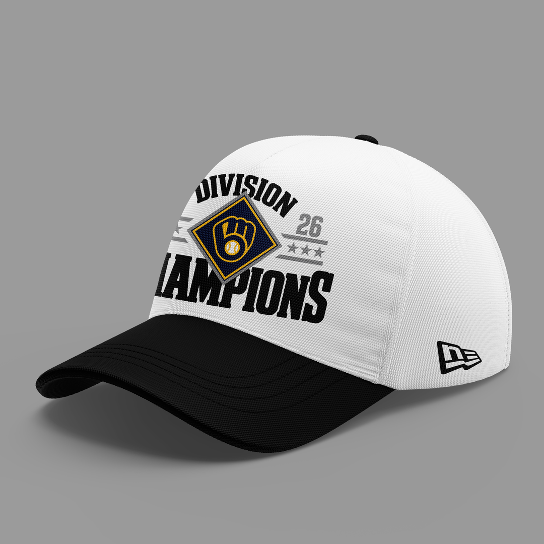 Milwaukee Brewers Fanatics 2026 NL Central Division Champions Locker Room T-Shirt