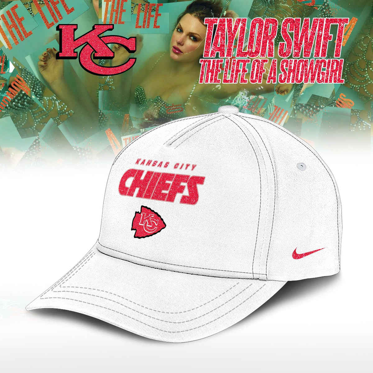 Kansas City Chiefs x Taylor Swift Orange Era� Limited Editions 2025 Hoodie