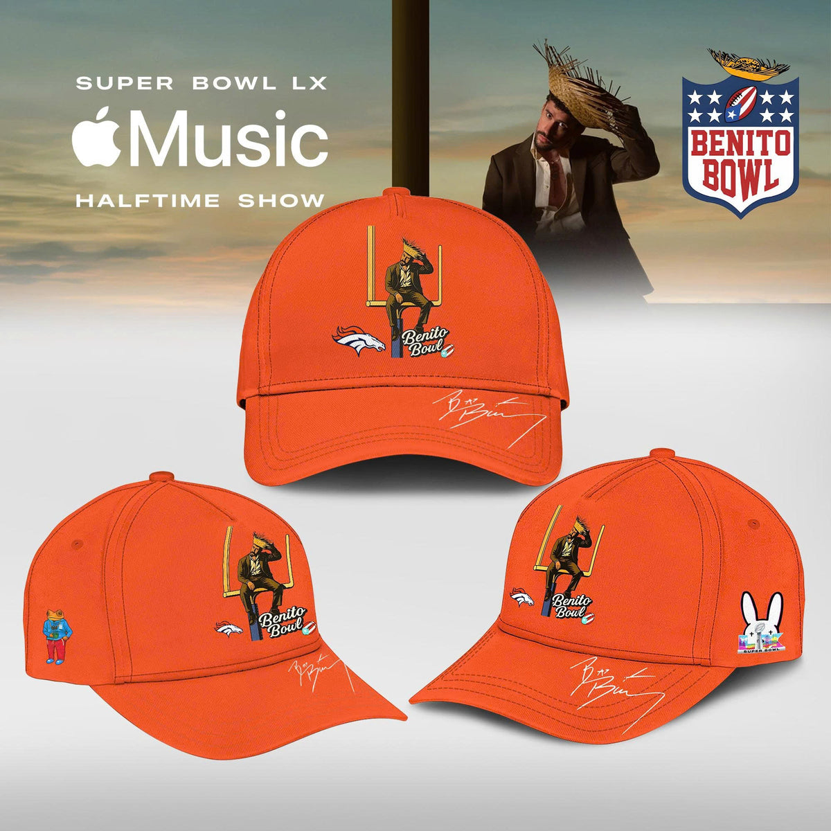 Denver Broncos x Bad Bunny Super Bowl LX The Halftime Show Special Edition Hoodie