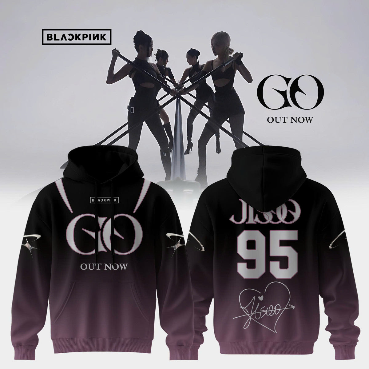 BLACKPINK ‘GO’ OUT NOW – Hoodie ( Jisoo )