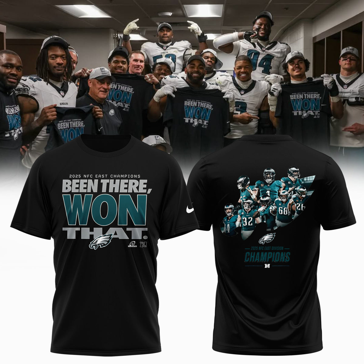 Philadelphia Eagles – NFC East Champions 2025 Collection