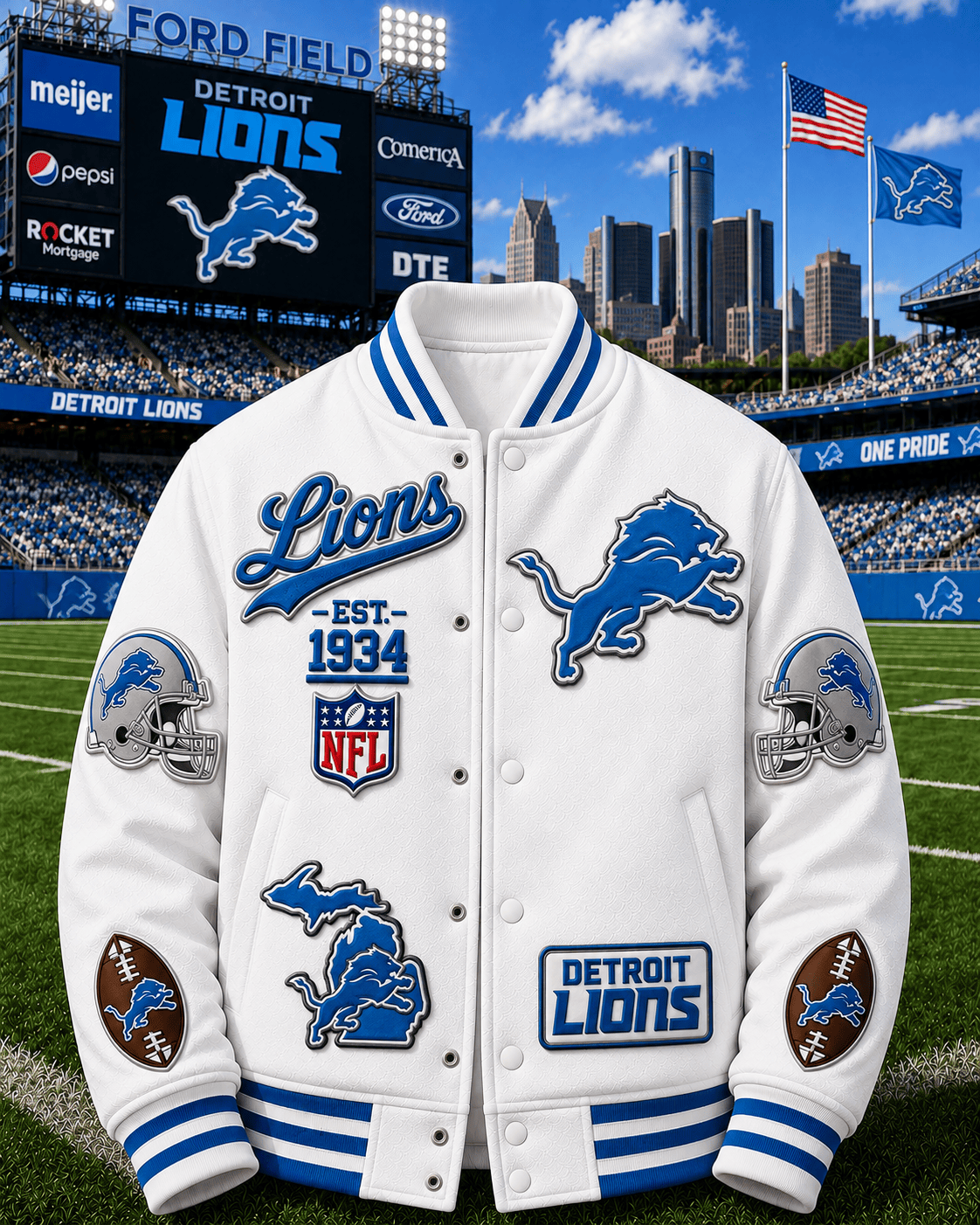 Detroit Lions 2026 New Jacket