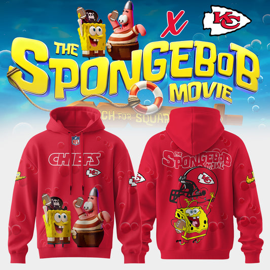 Kansas City Chiefs x SpongeBob Limited Edition – Hoodie V1