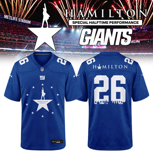 New York Giants x Hamilton MetLife Stadium Night 2026 Jersey