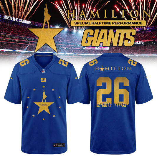 New York Giants x Hamilton MetLife Stadium Night 2026 Jersey