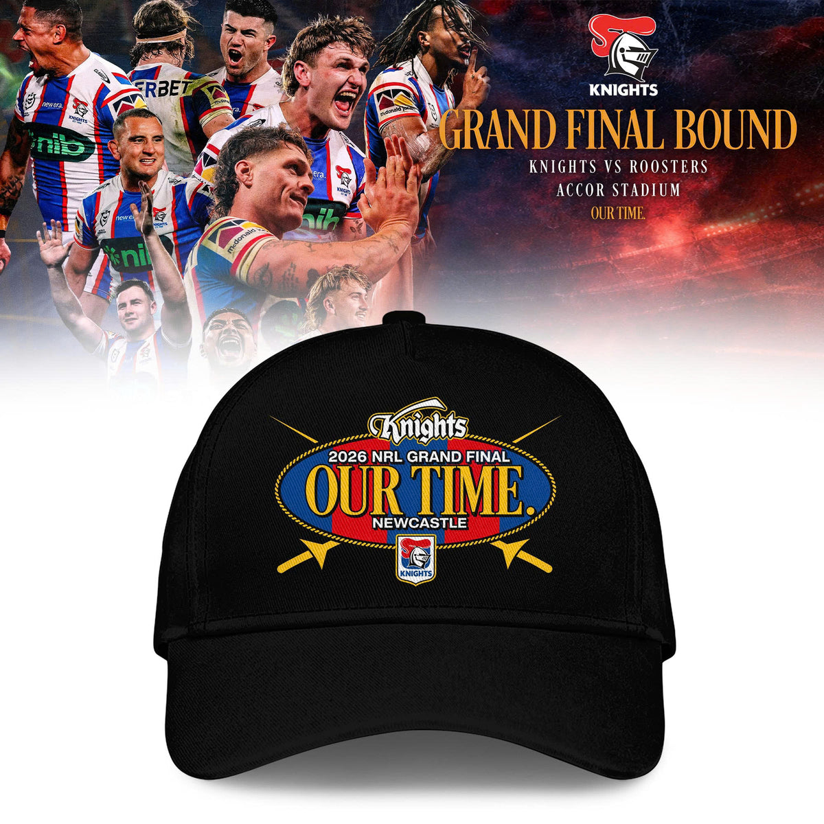 Newcastle Knights 2026 Grand Final Polo Limited Edition