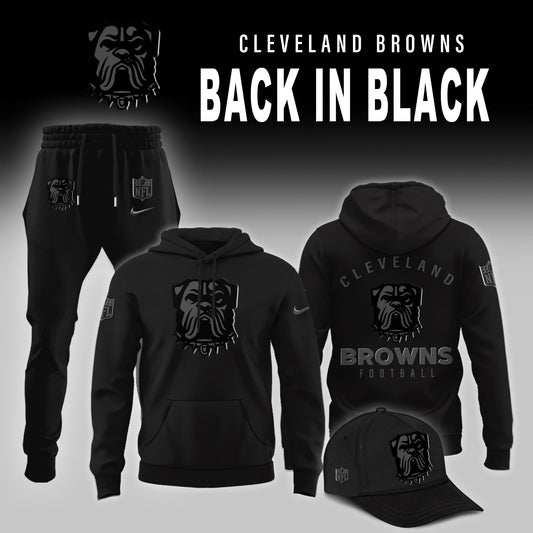 Cleveland Browns 2025 Back In Black Limited Edition Combo Hoodie