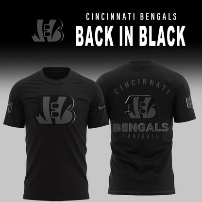 Cincinnati Bengals 2025 Back In Black Limited Combo TShirt