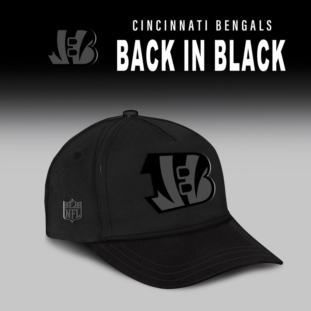 Cincinnati Bengals 2025 Back In Black Limited Combo TShirt