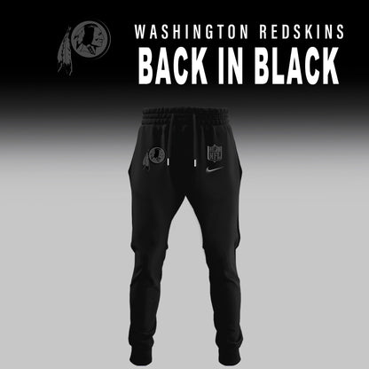 Washington Redskin 2025 Back In Black Limited Edition Combo Hoodie