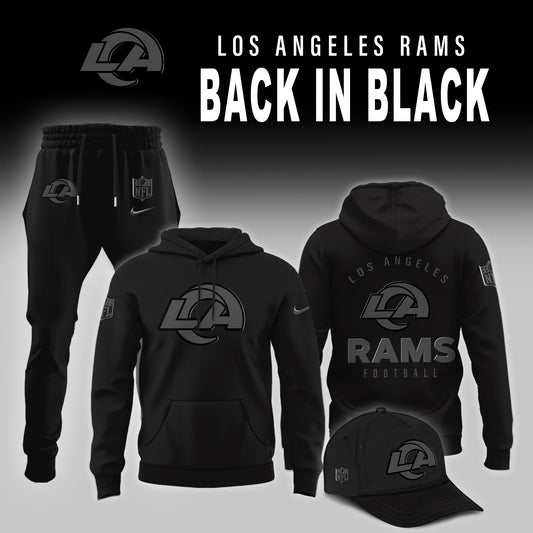 Los Angeles Rams 2025 Back In Black Limited Edition Combo Hoodie