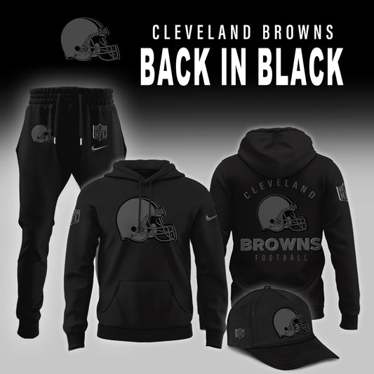 Cleveland Browns Back In Black Limited Edition Hoodie