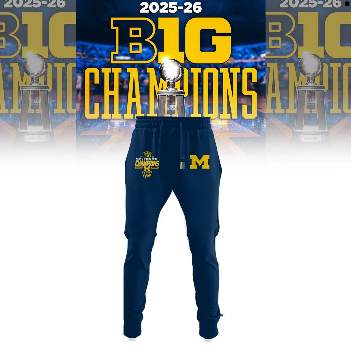 Michigan Men’s Basketball 2026 Big Ten Regular Season Title Hoodie