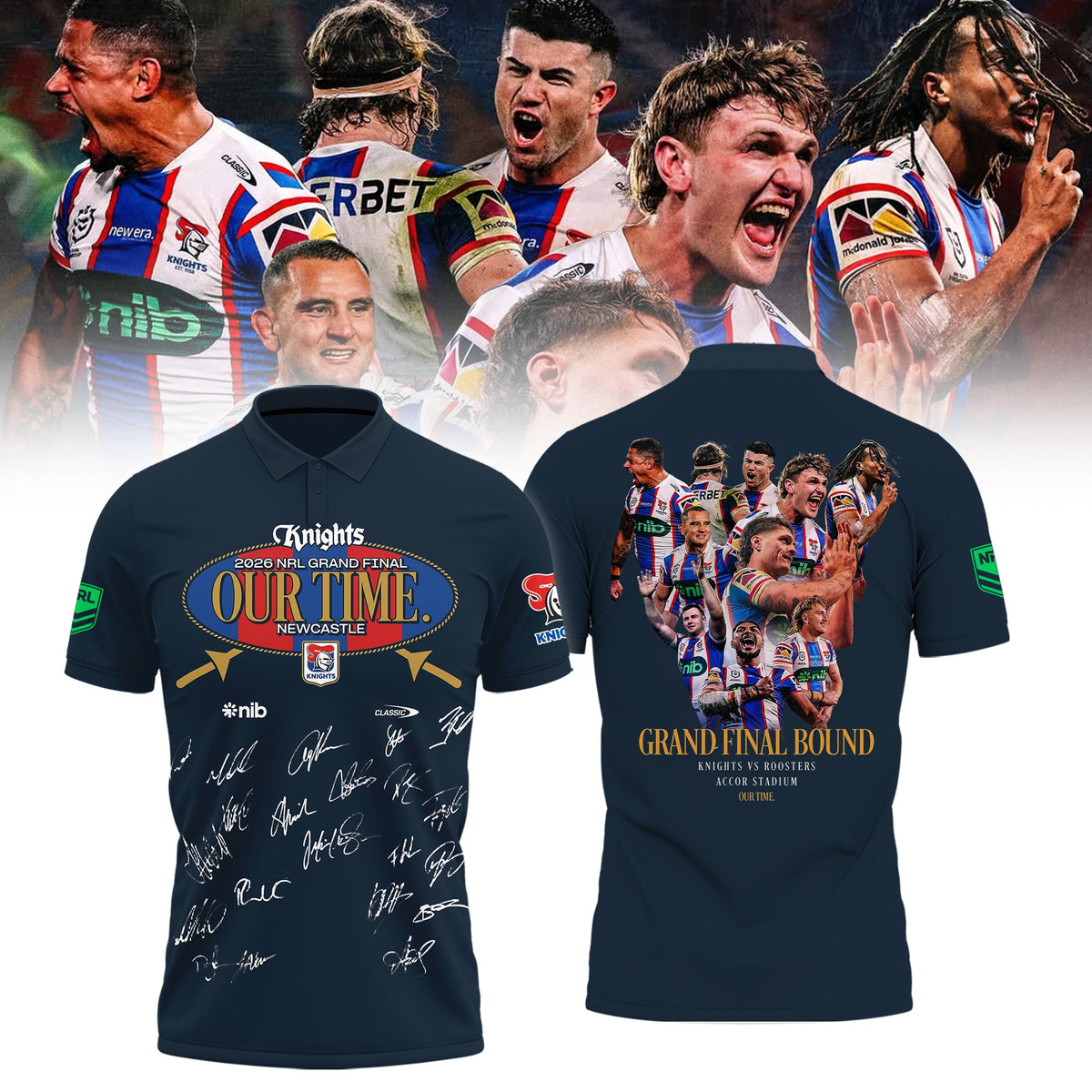 Newcastle Knights 2026 Grand Final Polo Limited Edition