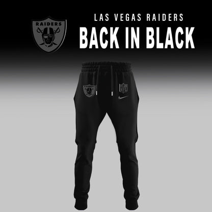 Las Vegas Raiders 2025 Back In Black Limited Edition Combo TShirt