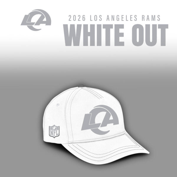 Los Angeles Rams 2026 White Out Limited Edition Hoodie