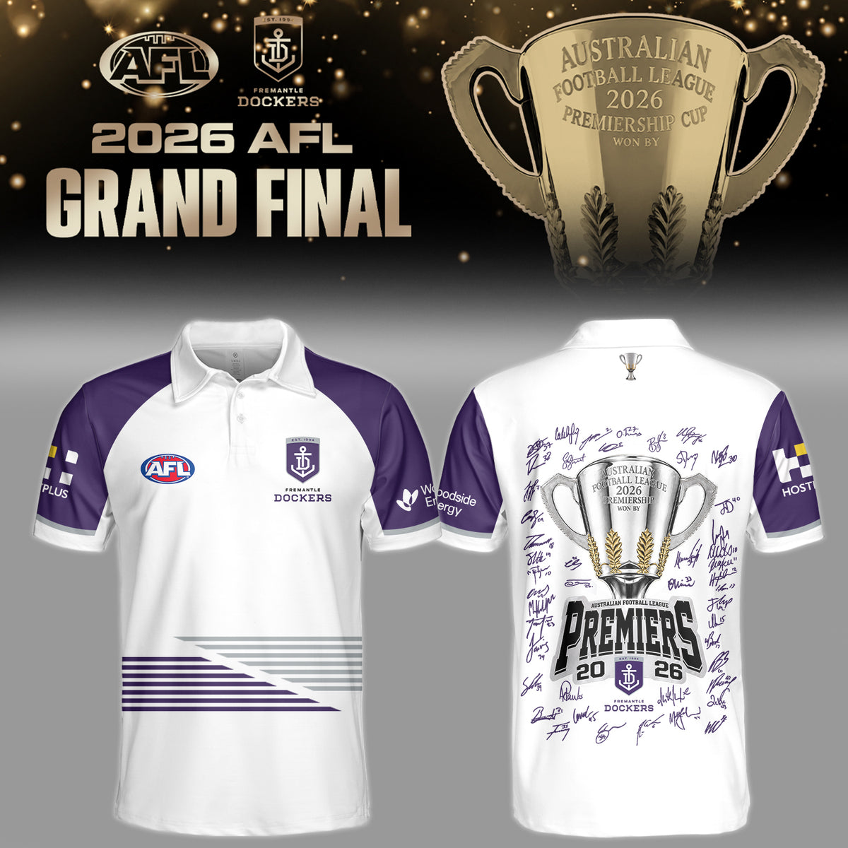 Fremantle Dockers AFL 2026 Premiership Champions Polo
