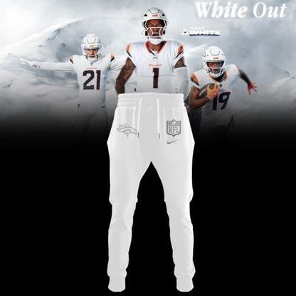 Denver Broncos 2026 White Out Limited Edition Hoodie