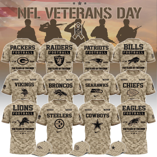 All Team NFL x Veterans Day 2026 T-Shirt