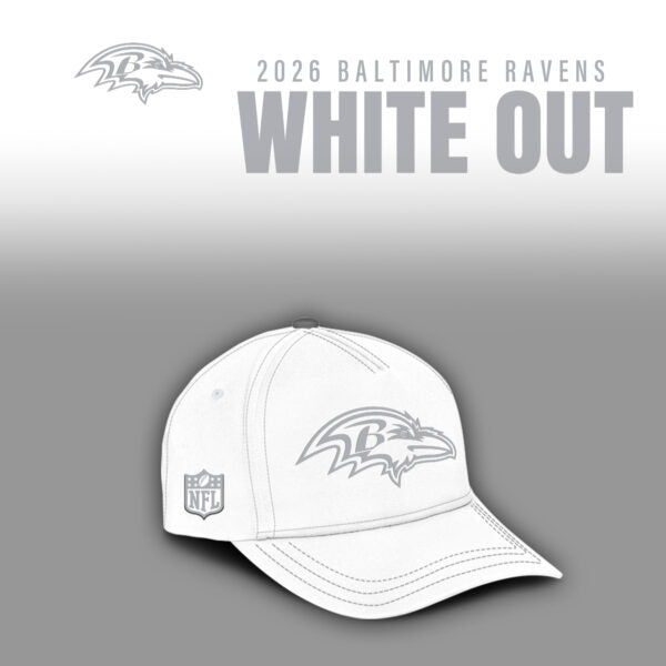 Baltimore Ravens 2026 White Out Limited Edition Hoodie