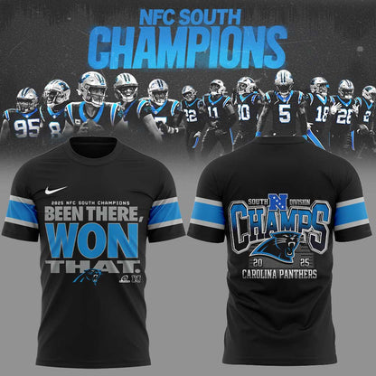 Carolina Panthers 2025 NFC South Division Champions Shirt