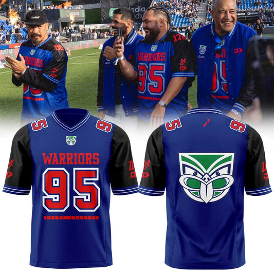 NZ Warriors Magic Round 2026 Red/Blue Football Jersey