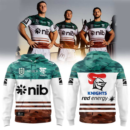 Newcastle Knights 2026 Anzac Round for the 35th Hoodie