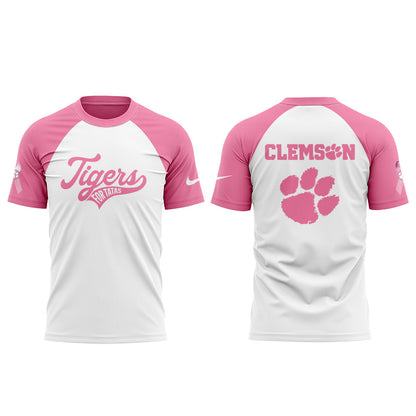 Clemson Football Prevents breast cancer Combo T-Shirt