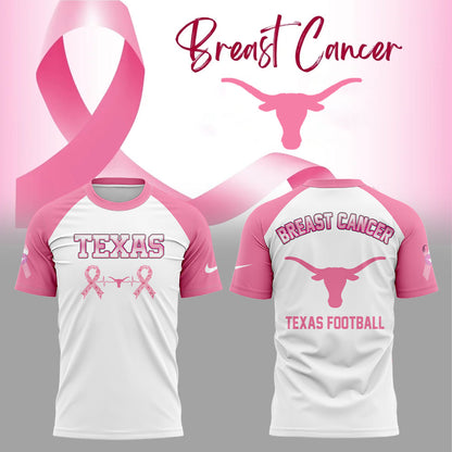 Texas Longhorns Cancer Awareness Month Combo Shirt