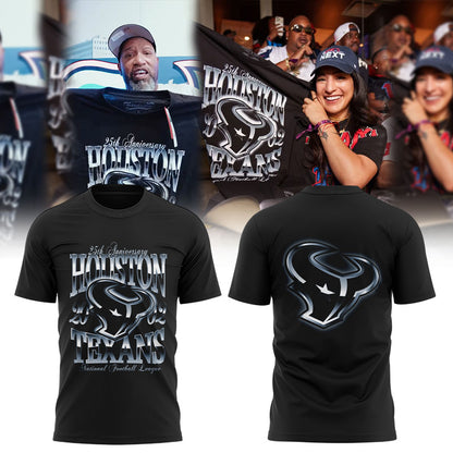 Built in Houston Texans Reppin’ H-Town for 25 seasons T-Shirt