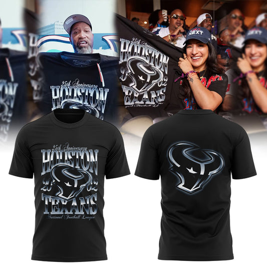 Built in Houston Texans Reppin’ H-Town for 25 seasons T-Shirt