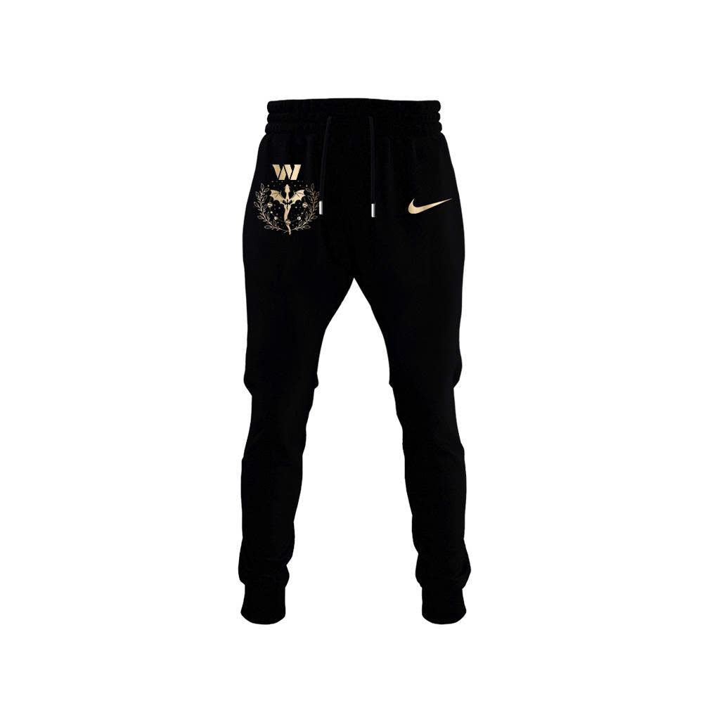 W Commanders Fourth Wings Night Black Hoodie