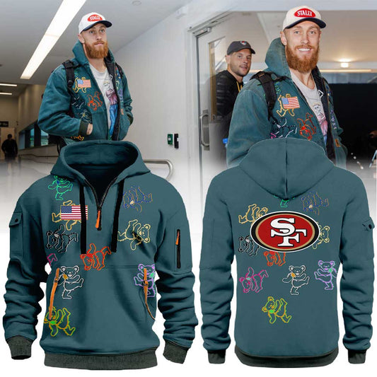 San Francisco 49ers have arrived in Melbourne Half Zip Hoodie