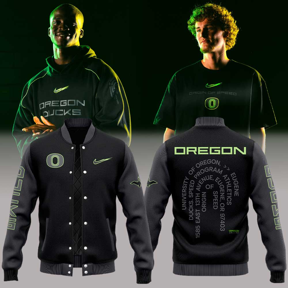 Kinetic by design. Oregon Ducks Origin of Speed collection Jacket