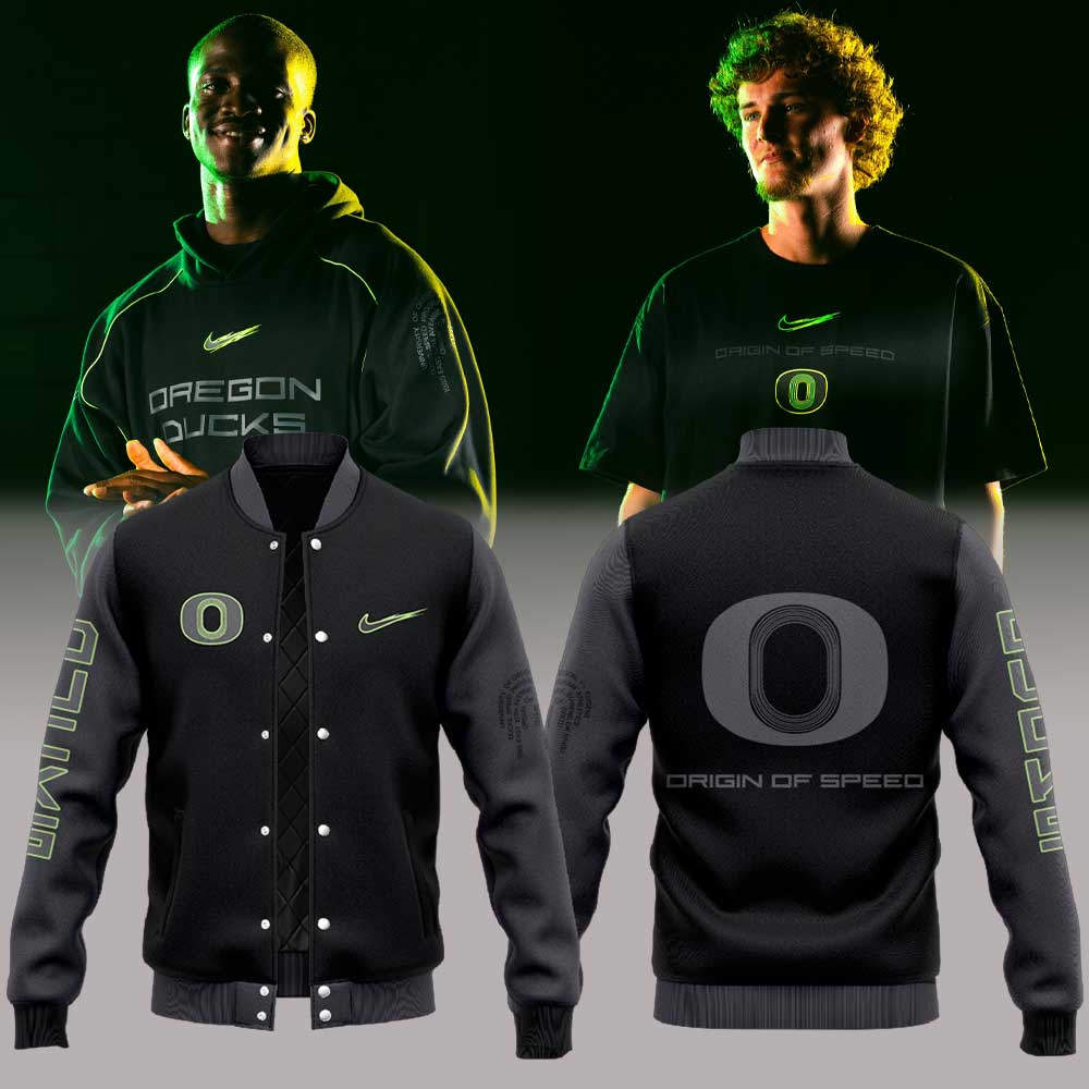 Kinetic by design. Oregon Ducks Origin of Speed collection Jacket