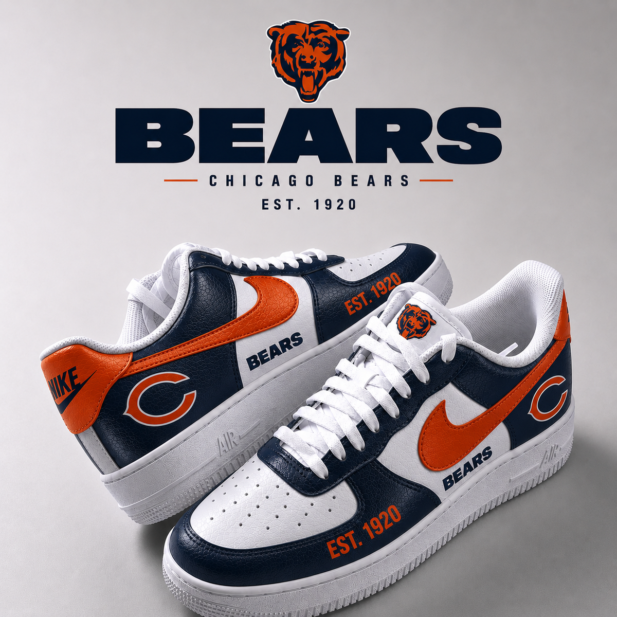 Chicago Bears 2026 Limited Edition AF1 Sneakers